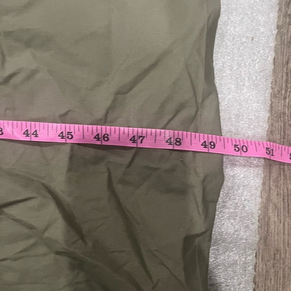 [40R]Aquascutum Men's Olive Green Trench Coat - Picture 7 of 10